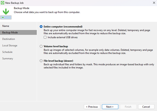 Sauvegarde complète
